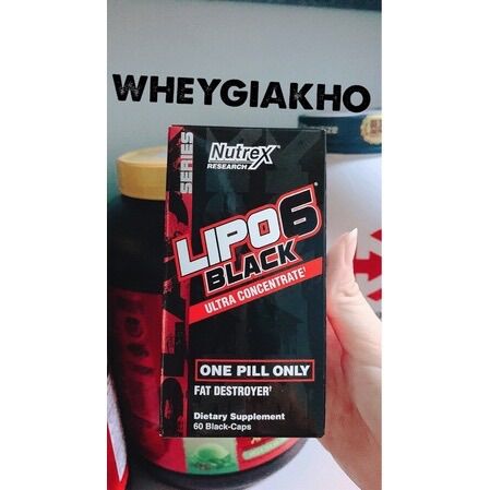 Nutrex Lipo6 Black - Viên đốt mỡ cấp tốc
