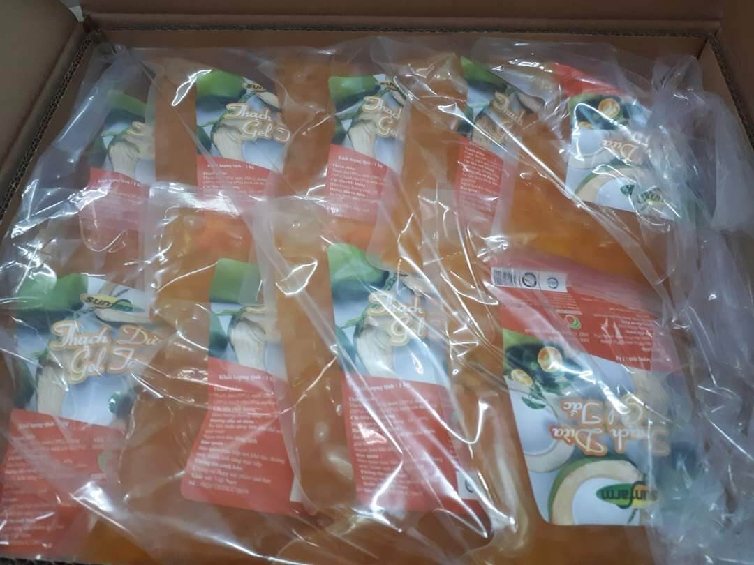 Thạch dừa gel tắc