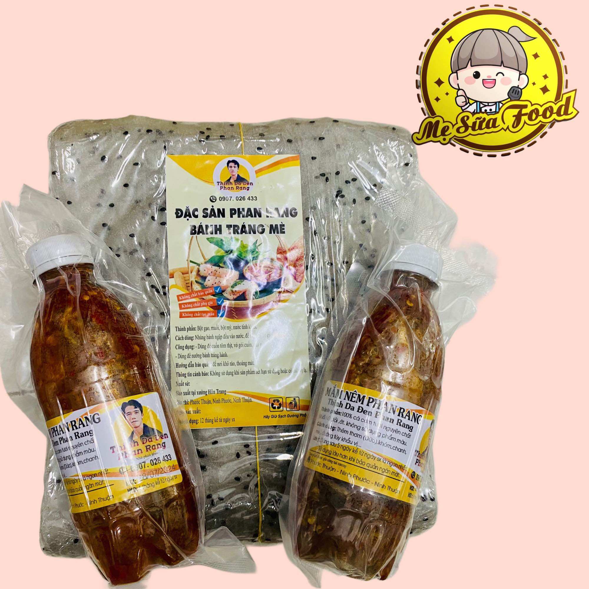 Combo bánh tráng + 2 chai mắm nêm Thinhdaden