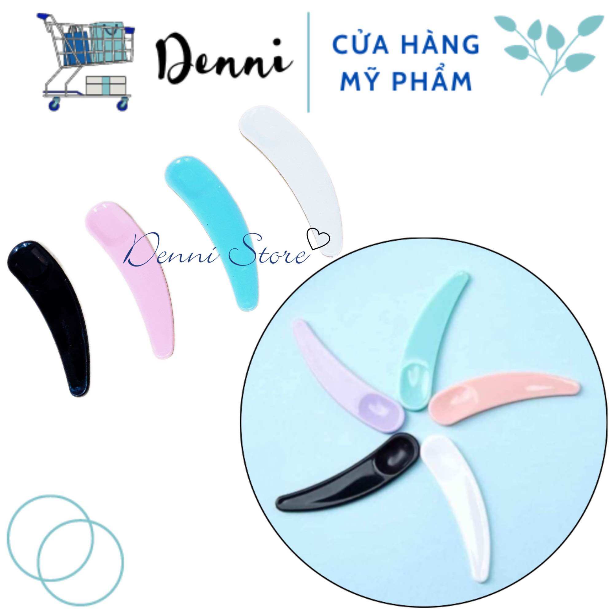 Muỗng múc kem dạng xẻng nhiều màu