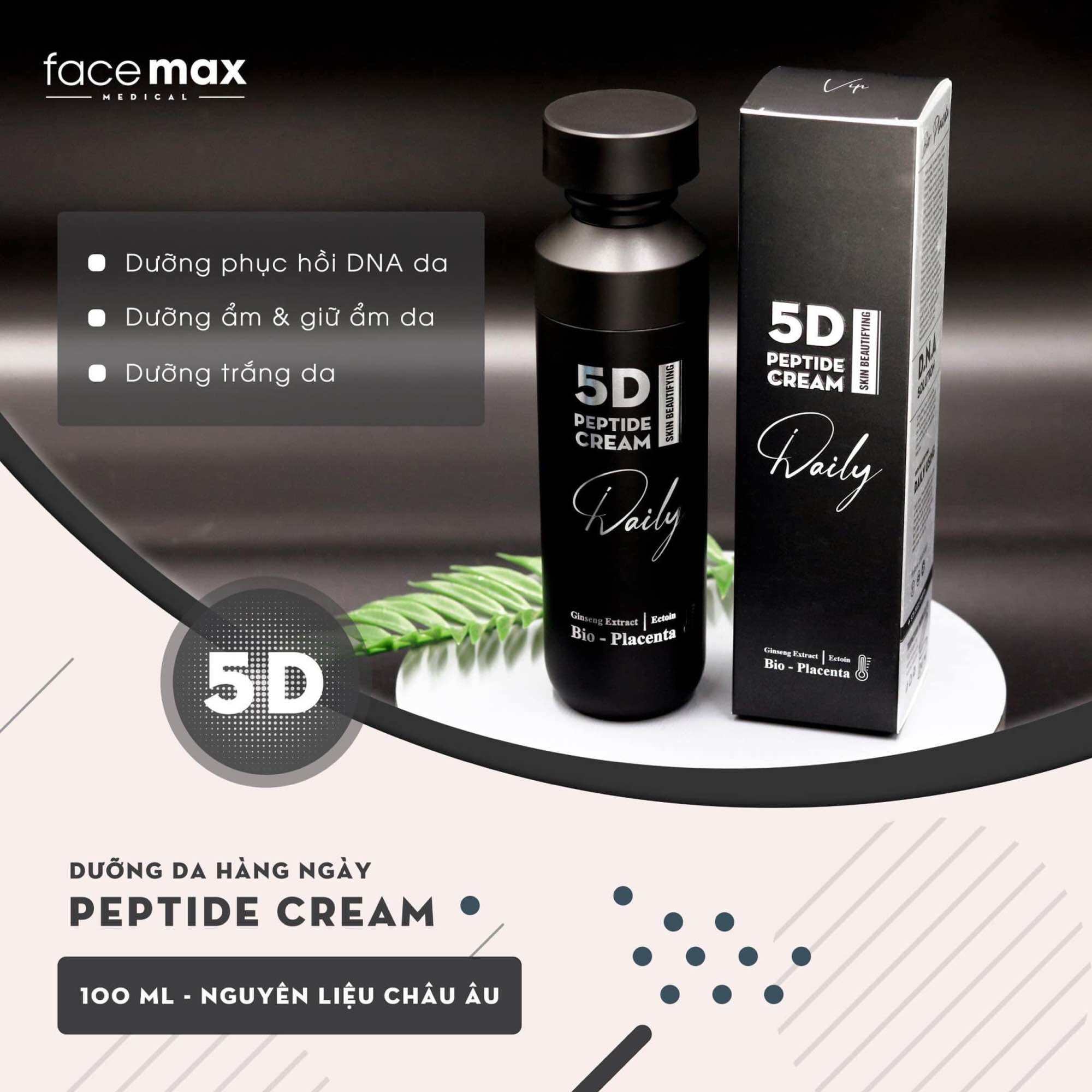 Dưỡng Da Cao Cấp 5D Peptide Cream Facemax