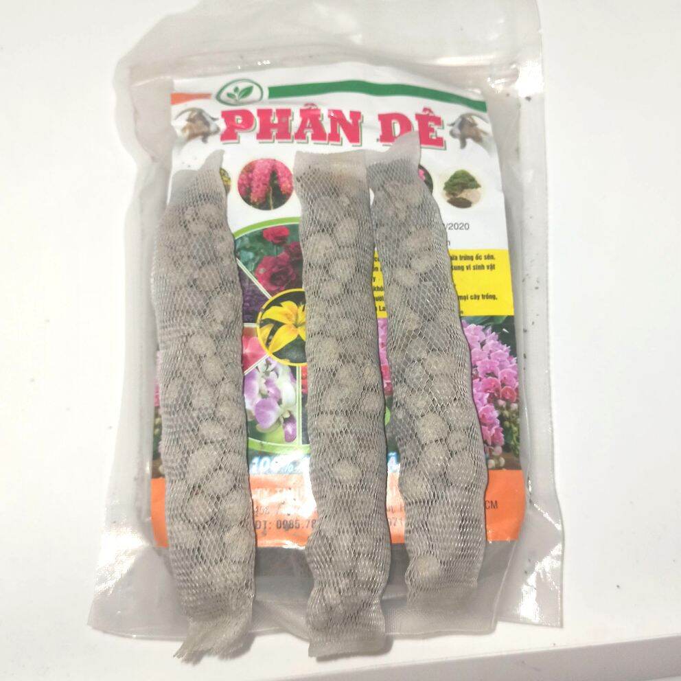 Phân dê túi lưới dài 20cm có 10 túi