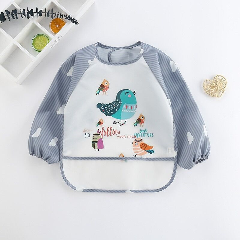 Áo yếm ăn dặm BLW dài tay