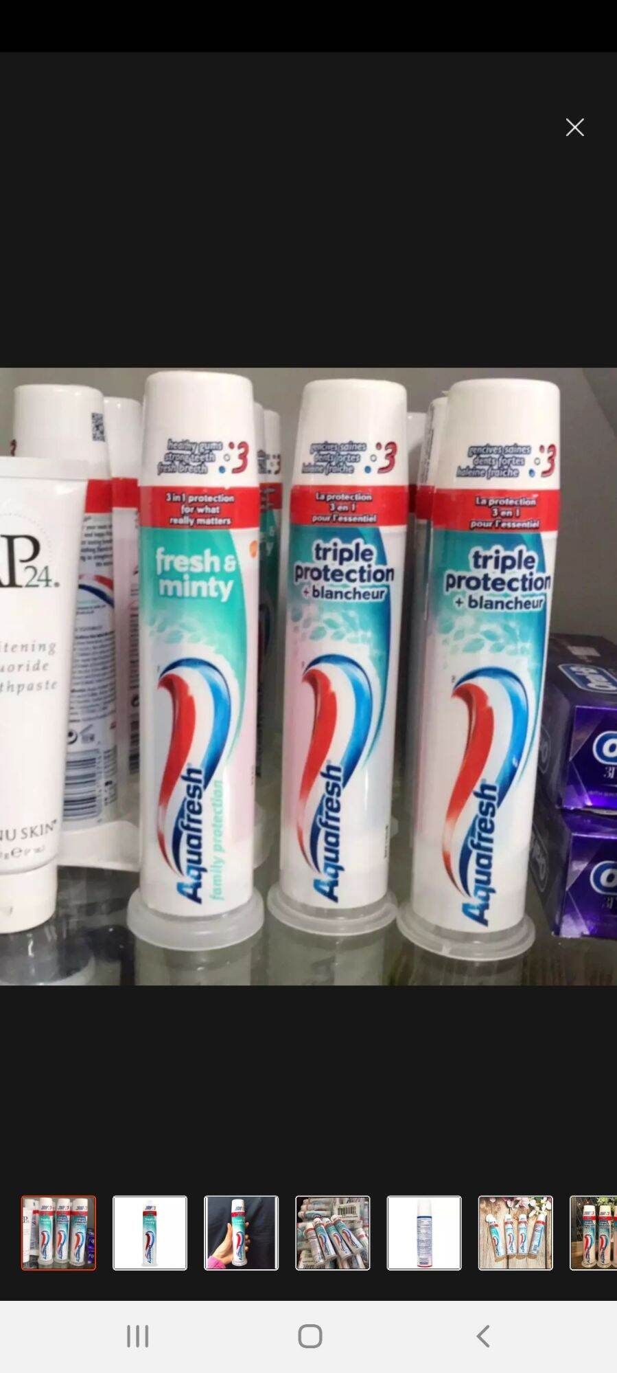 [HCM]KEM ĐÁNH RĂNG AQUAFRESH FAMILY PROTECTION