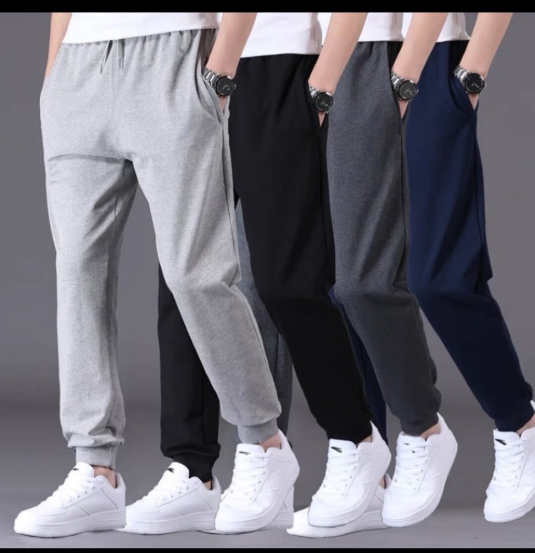 Quần thể thao ống bo nam nữ đều mặc đc