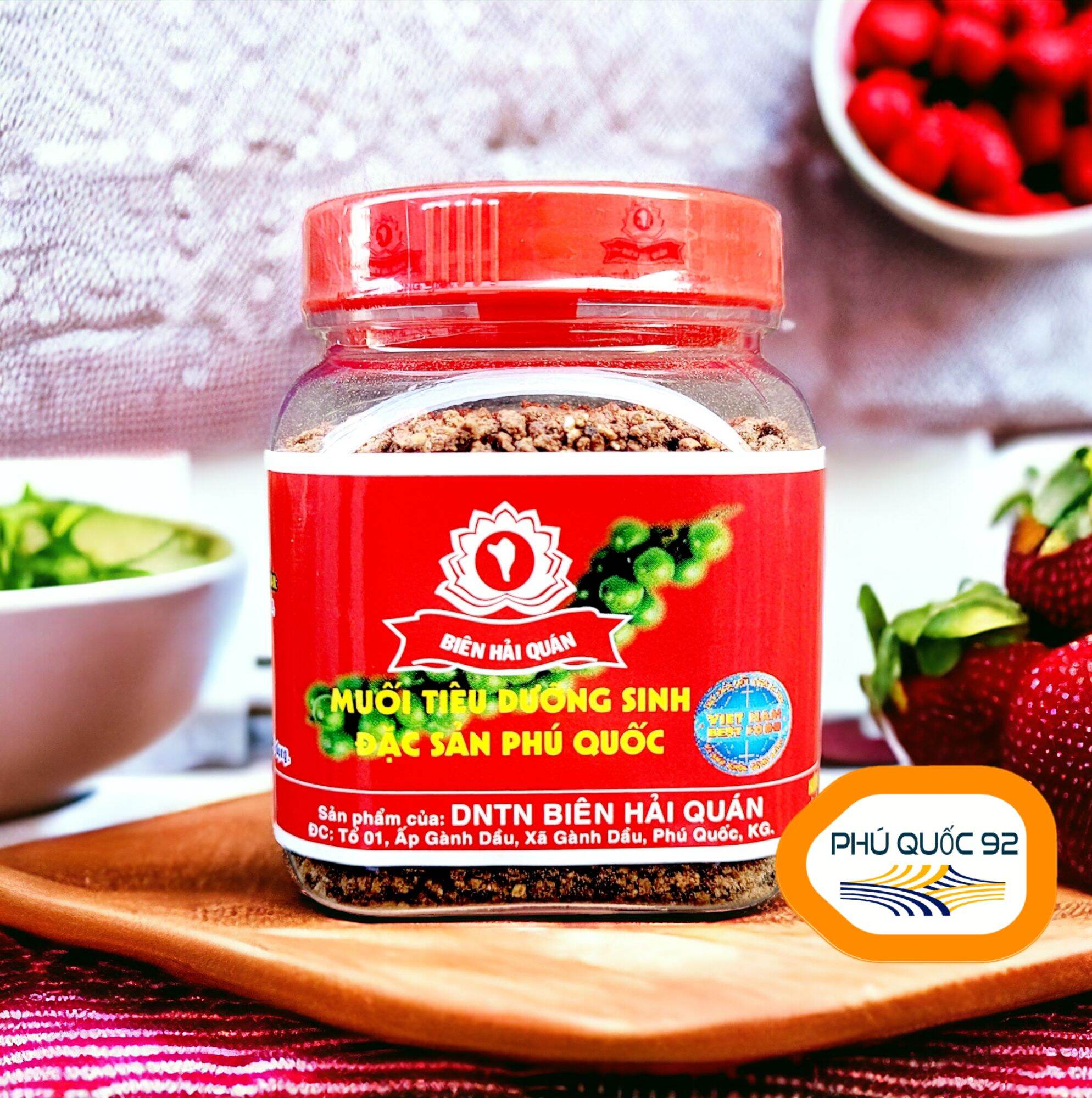 Muối Tiêu Dưỡng Sinh Phú Quốc hủ 100g