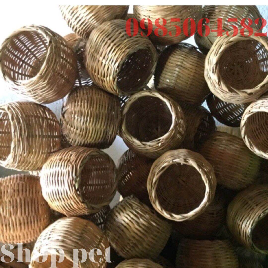 Cóng Mây đựng thức ăn cho chim - Dọ đựng thóc cho chim cu hàng loại 1 siêu đẹp