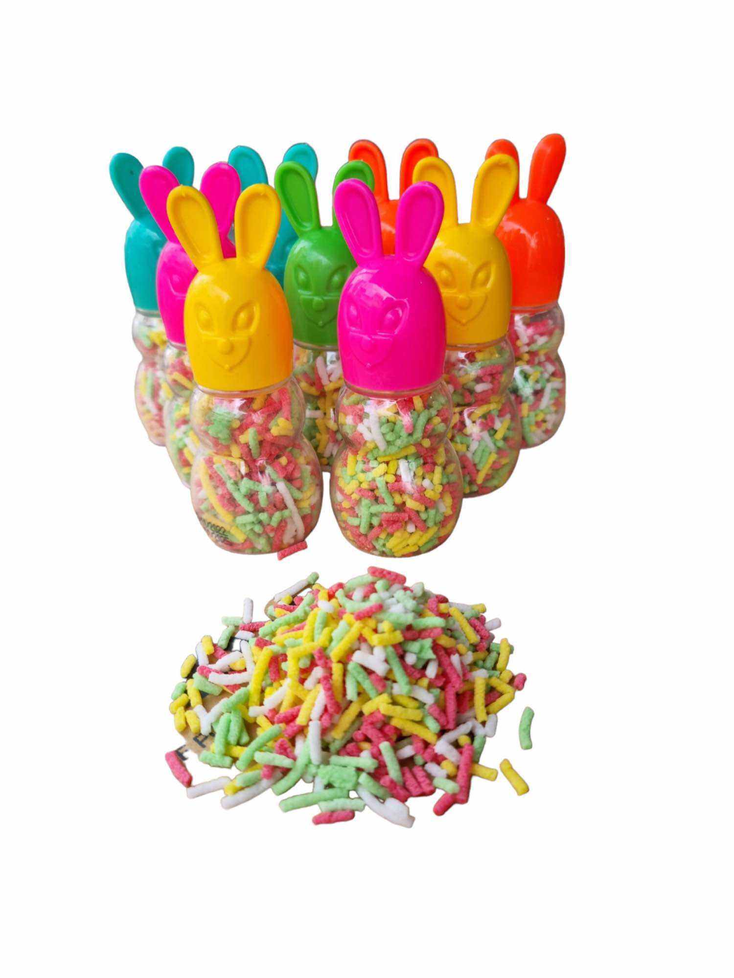 CỐM BỔ CANXI HÌNH CON THỎ (Lọ 20g) Bổ sung canxi và vitamin thiết yếu cho cơ thể.