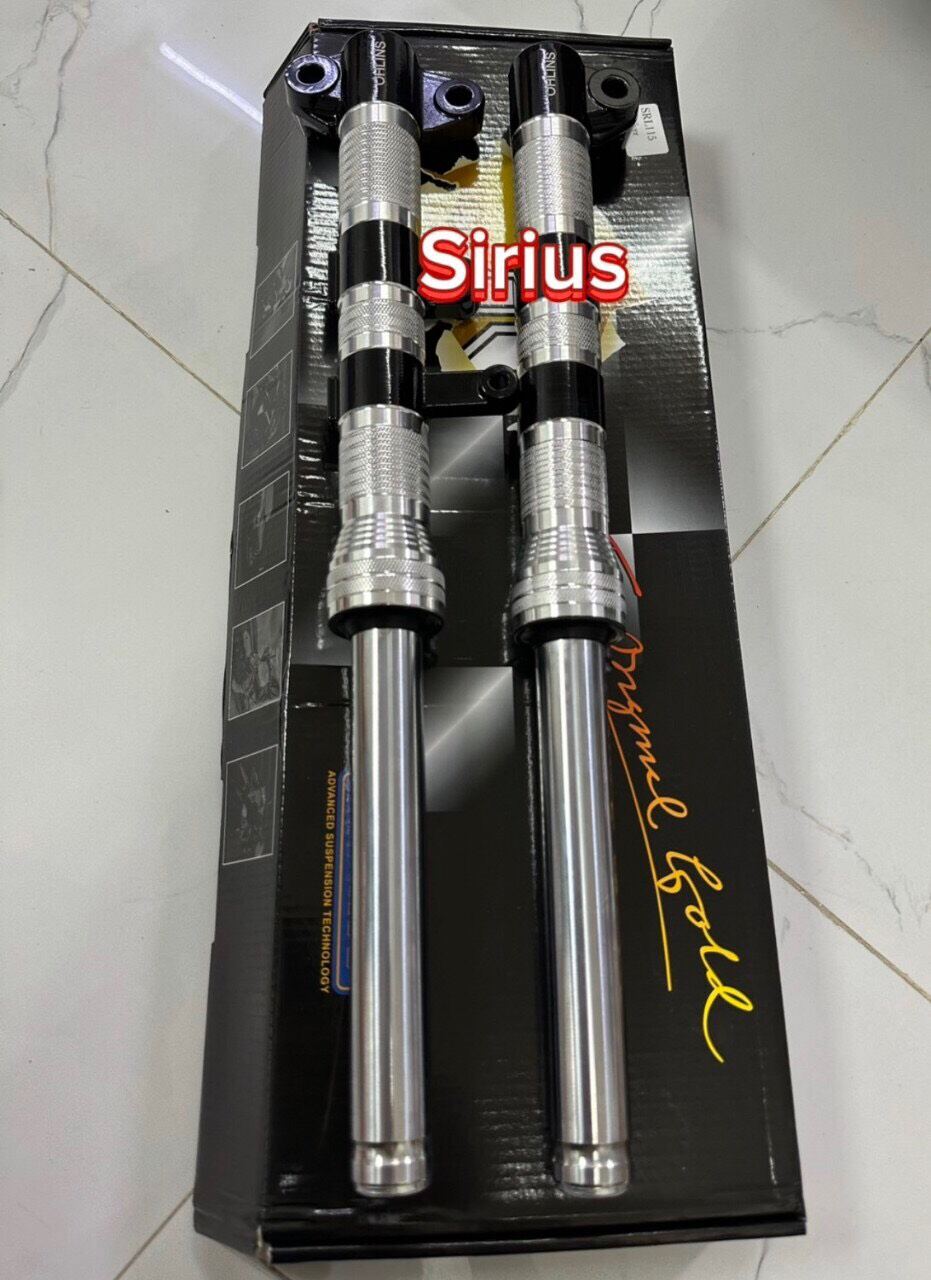 Cặp phuộc phây sirius bạc đã cắt ti 3 phân