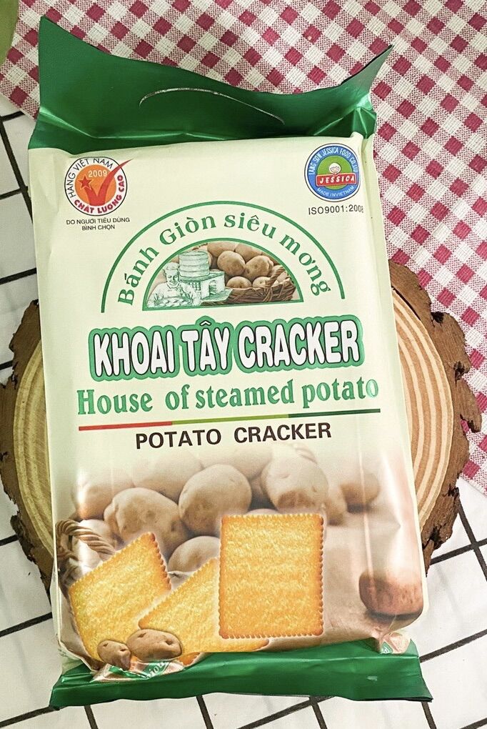 BÁNH KHOAI TÂY CRACKER JESSICA SIÊU GIÒN SIÊU MỎNG(NGẪU NHIÊN)