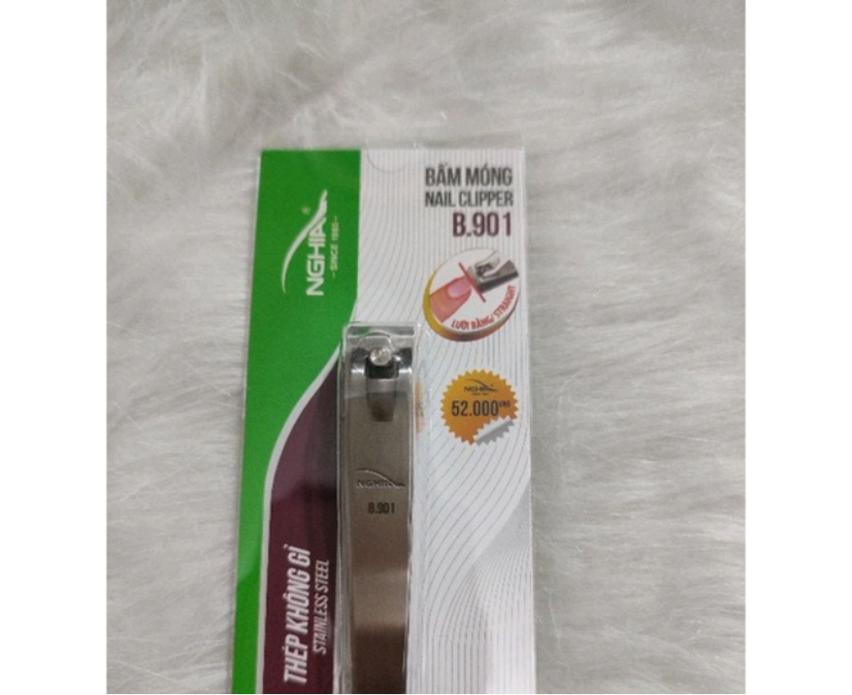 Bấm móng tay Kềm nghĩa B901 lưỡi bằng, bấm móng tay B901