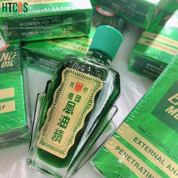 DẦU GIÓ XANH 2 NẮP Con Ó Singapor 24ml