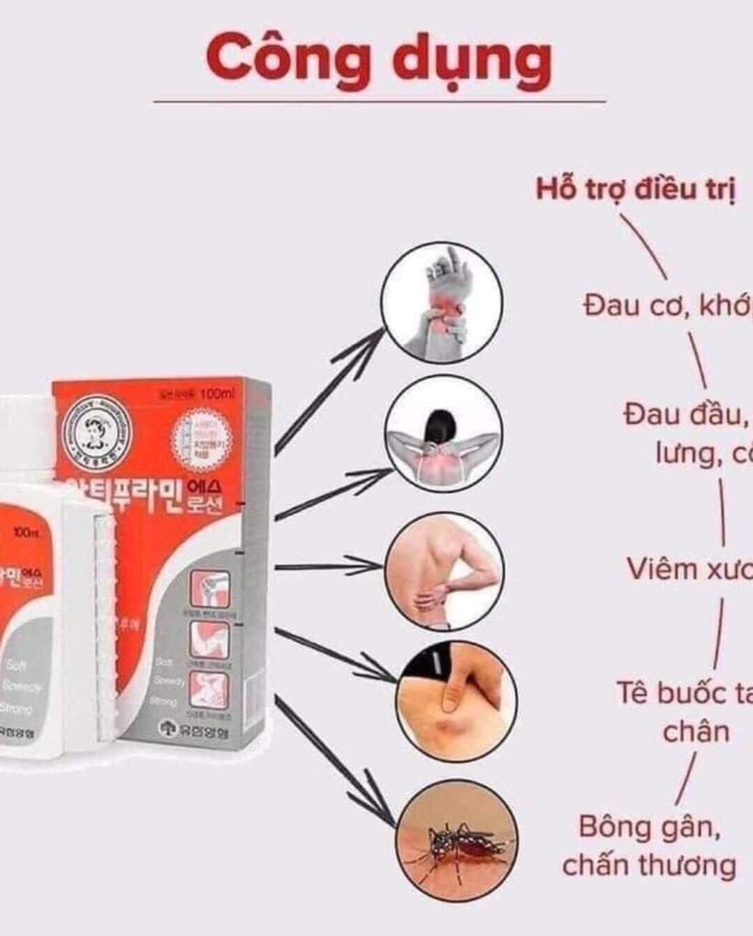 Dầu xoa bóp Hàn Quốc 100ml