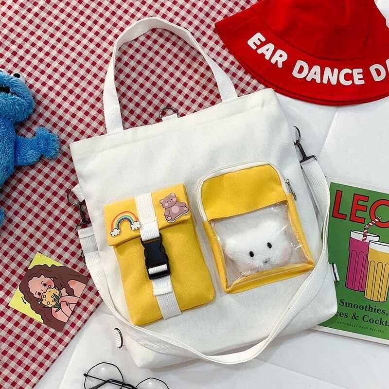 TOTE ĐEO 2 KIỂU PHỐI MÀU MICA -TT05