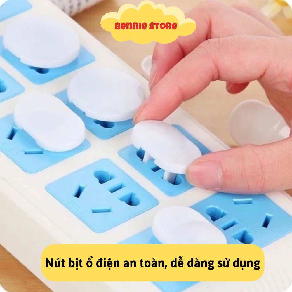 Nút bịt ổ điện an toàn cho bé, Nút bịt ổ điện đôi 2 chân