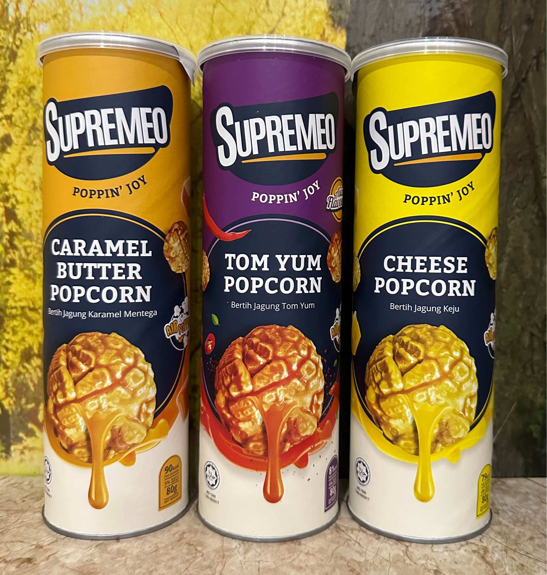 Bắp Rang Supremeo Malaysia /Lon 80g