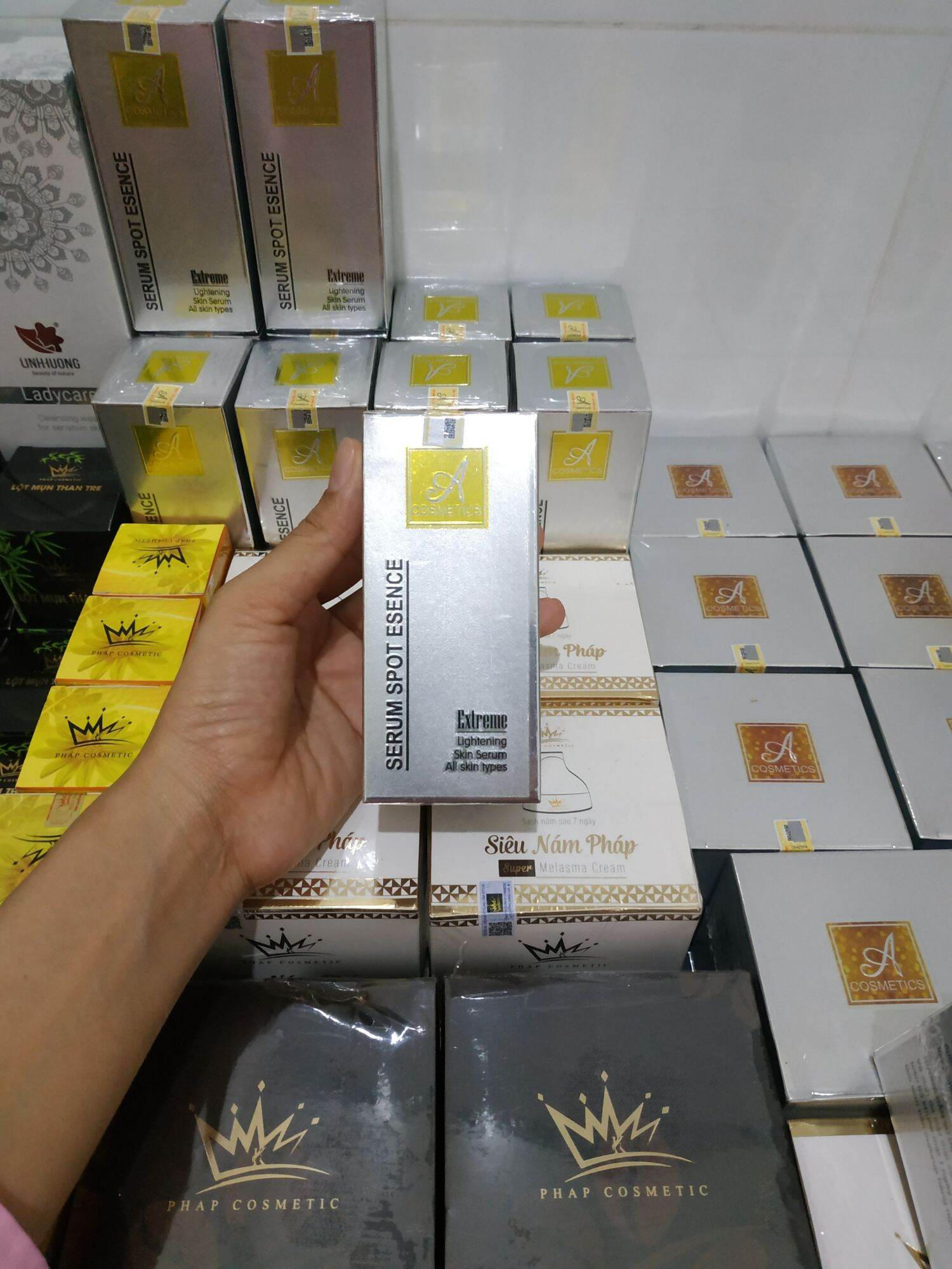 combo kem face và serum A
