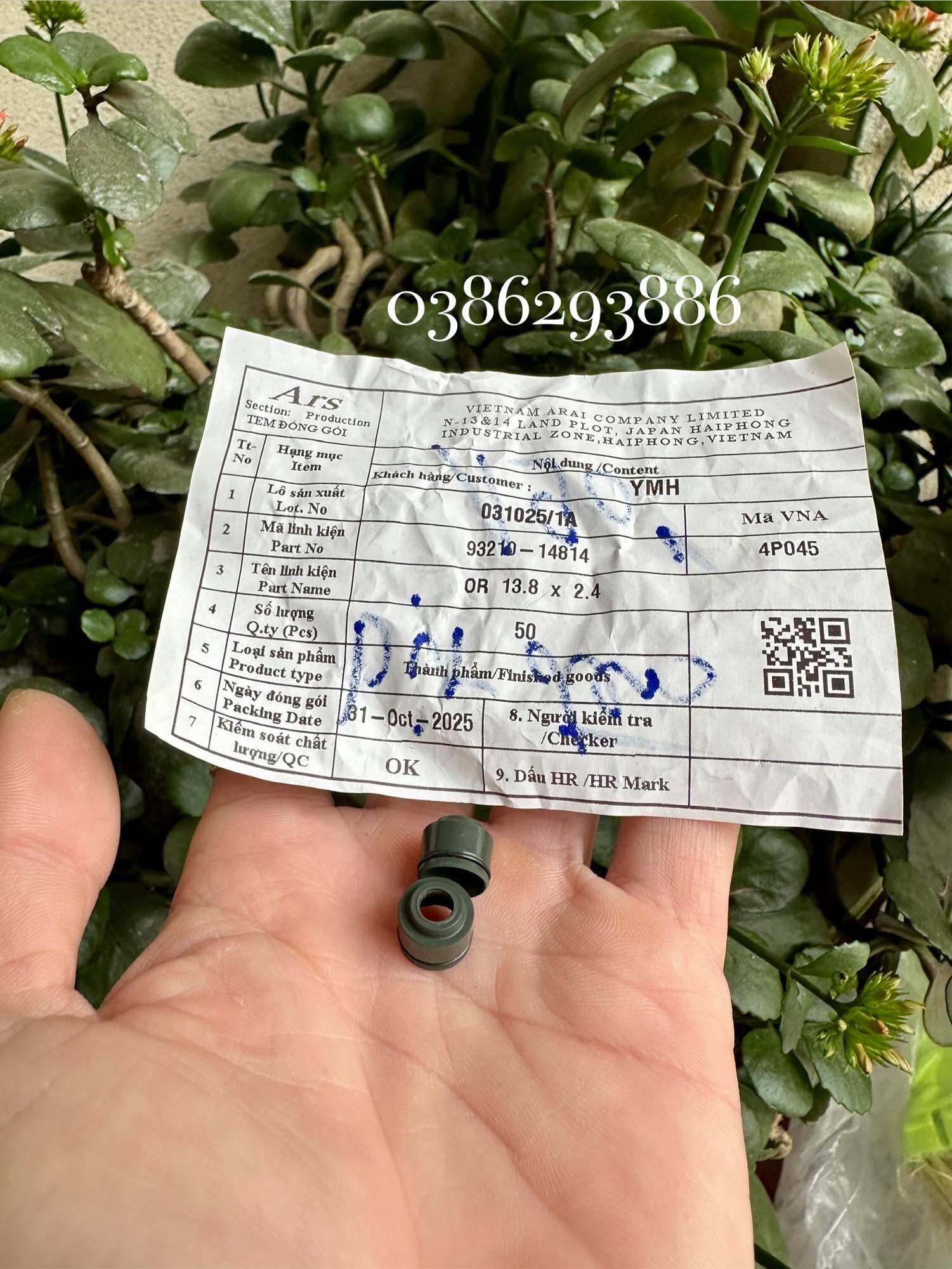 Combo 50 đôi phớt gít nắp xupap cho honda