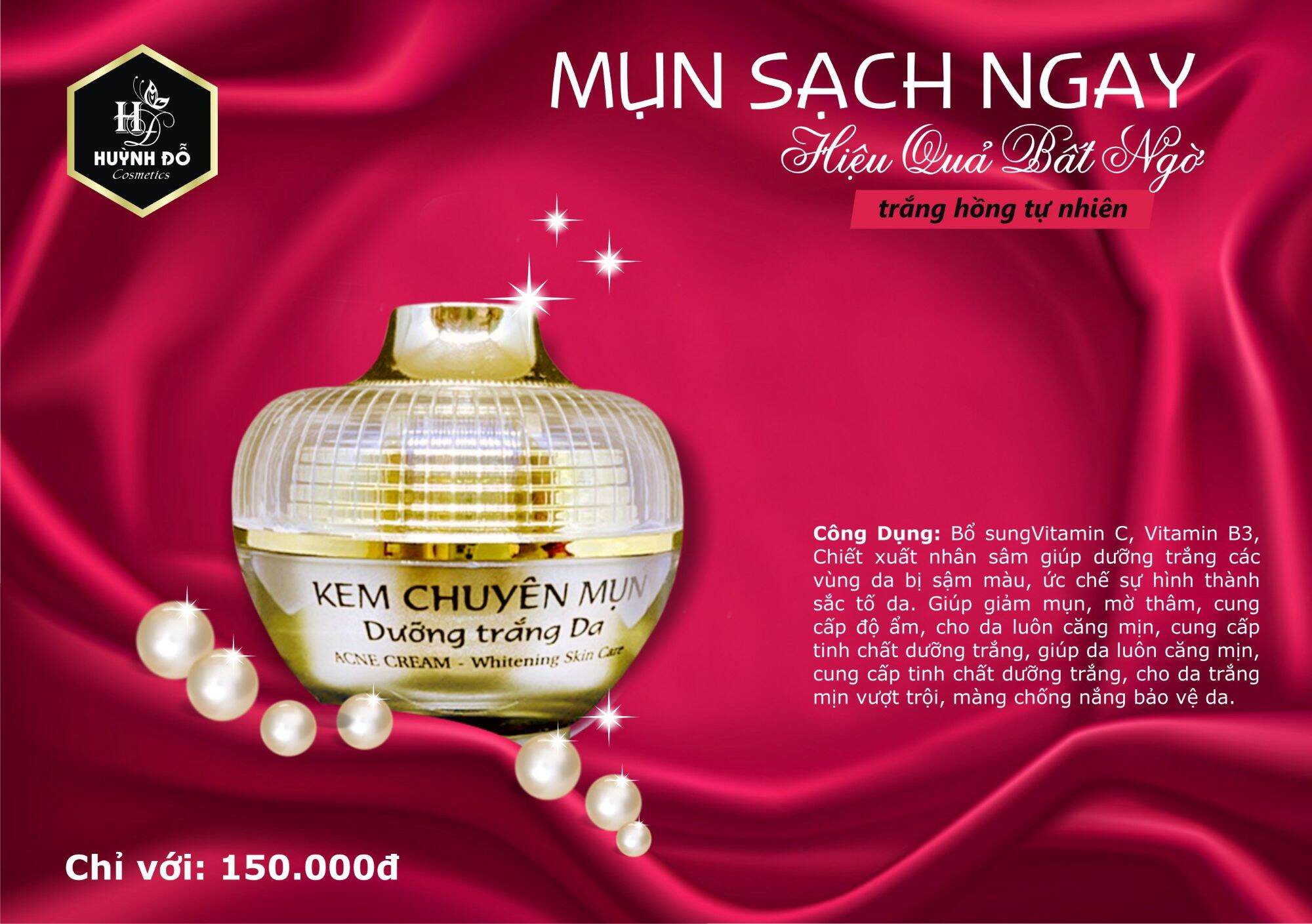 Kem mụn huỳnh đỗ