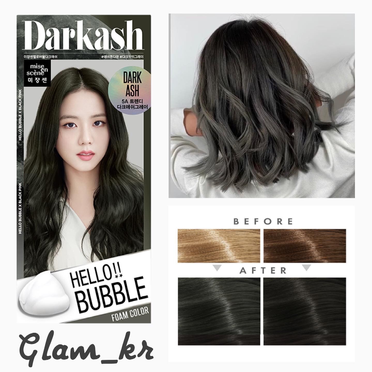 [HCM]Mise en scene hello bubble foam color thuốc nhuộm tóc dạng bọt