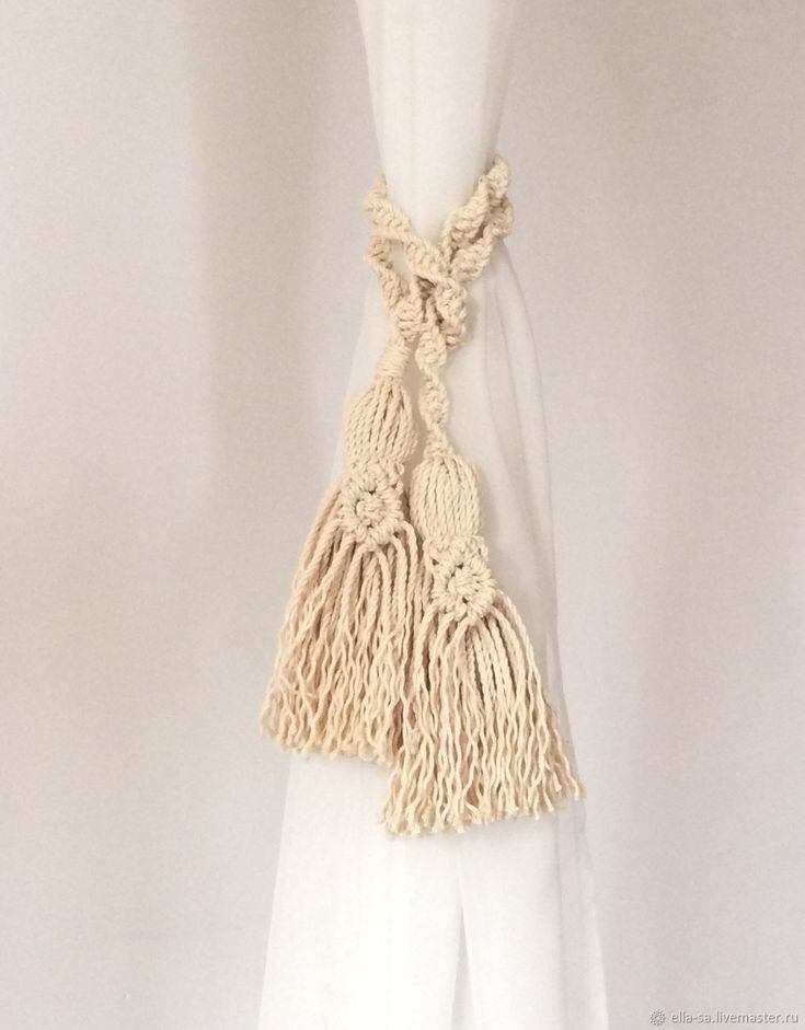 1 dây buộc vén rèm tết macrame handmade