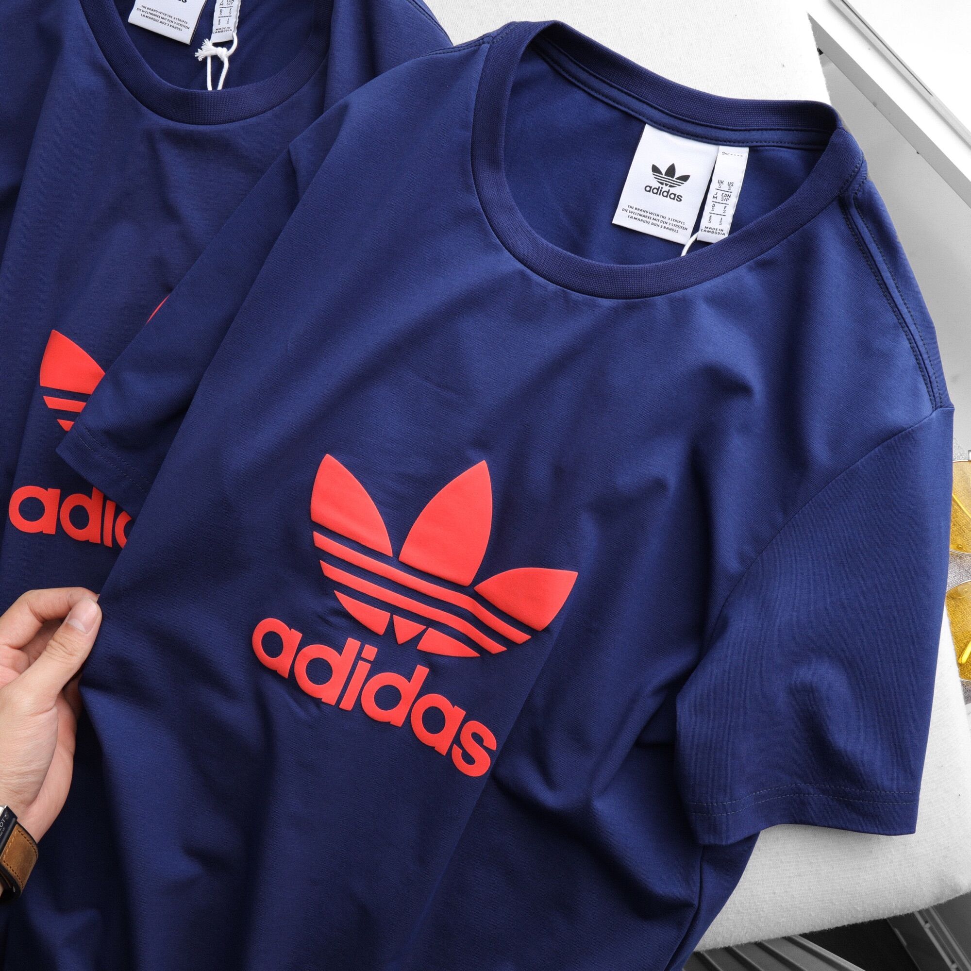 Áo thun ngắn tay Adidass tuồn xịn full tag cod chuẩn auth