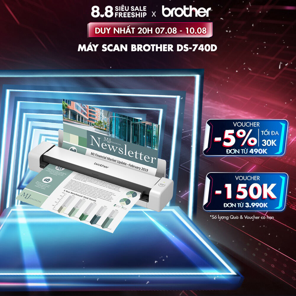 Máy scan Brother DS-740D