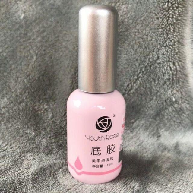 Base top cứng móng hoa hồng loại 1 - chai 15ml