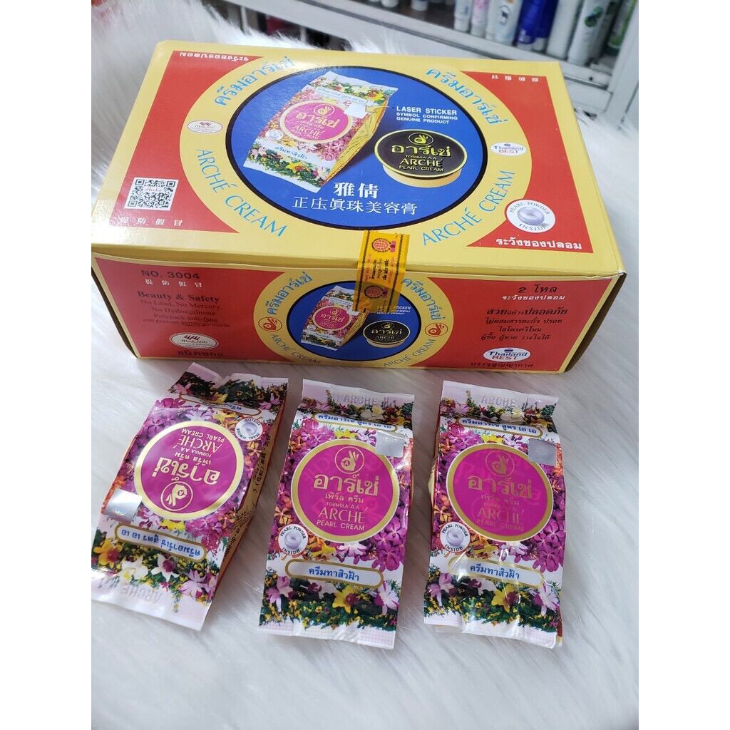 Kem Arche Pearl Cream Thái chính hãng combo 12 hộp
