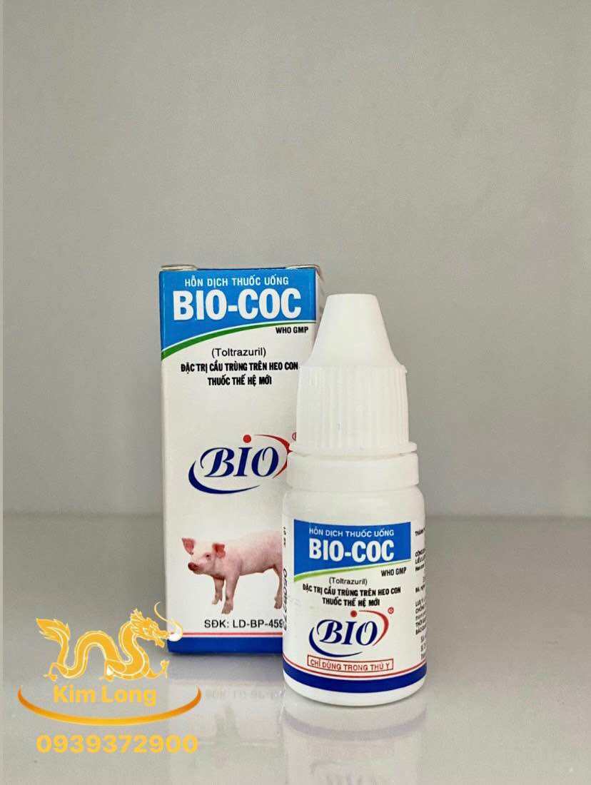 BIO-COC 10ml - Bệnh cầu trùng trên heo con, bê và nghé