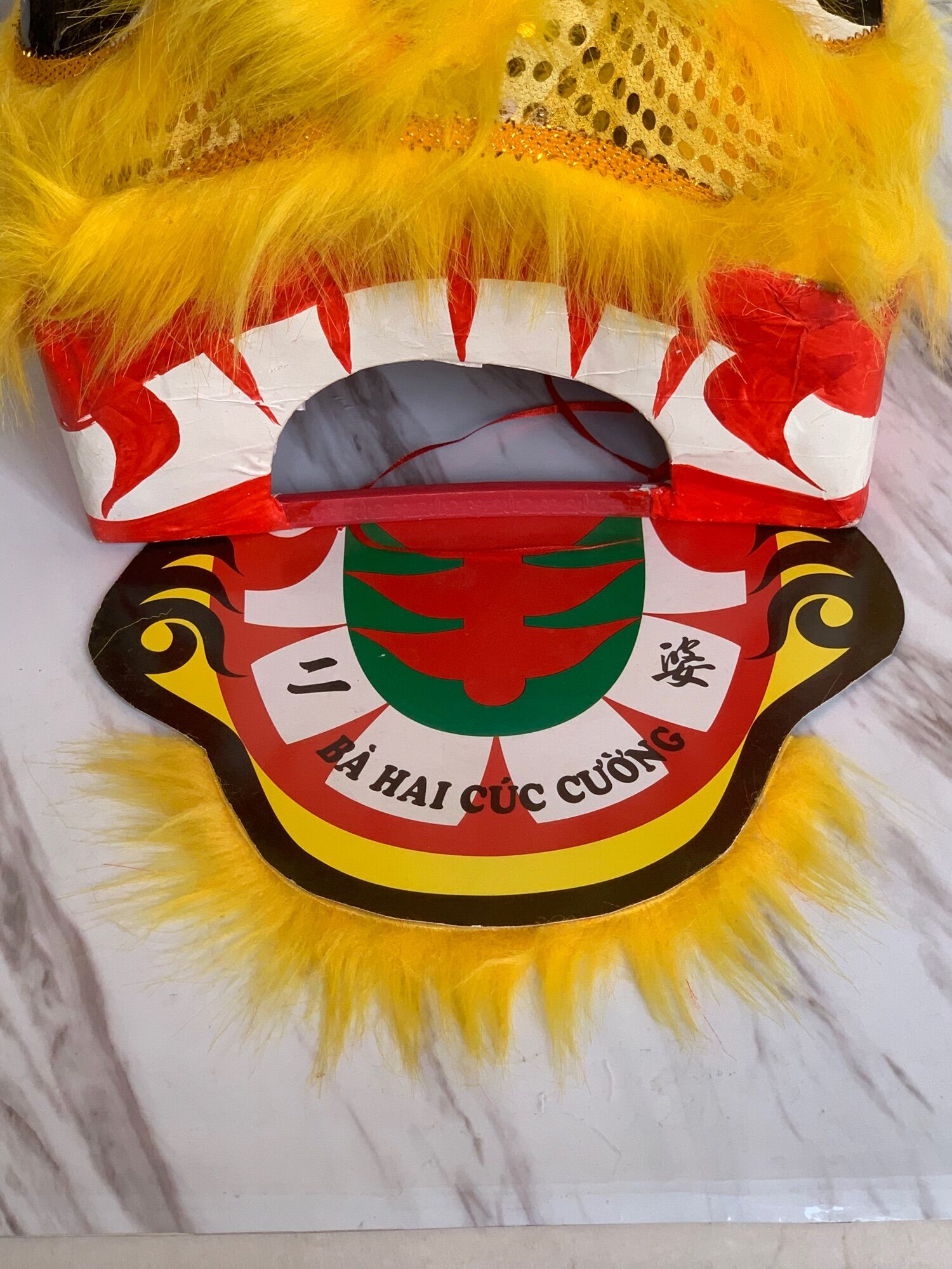 [HCM]Đầu lân cho bé trai đầu lân nhiều màu