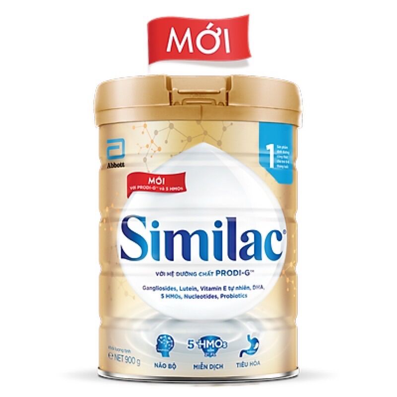 Sữa Bột Similac Newborn IQ 1 HMO 900g