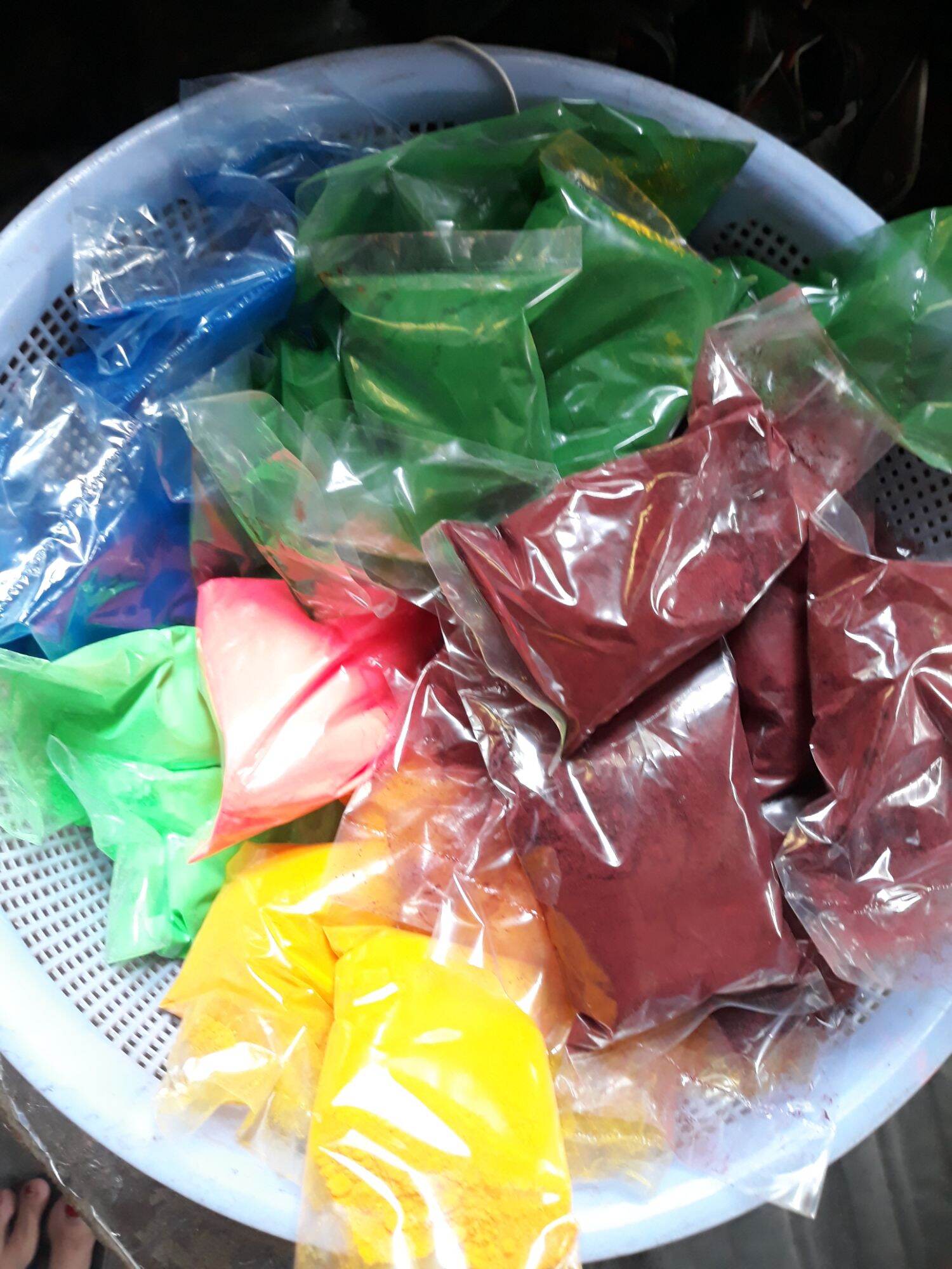[HCM] bột màu mỹ thuật, bột màu xây dựng  (có nhiều màu)