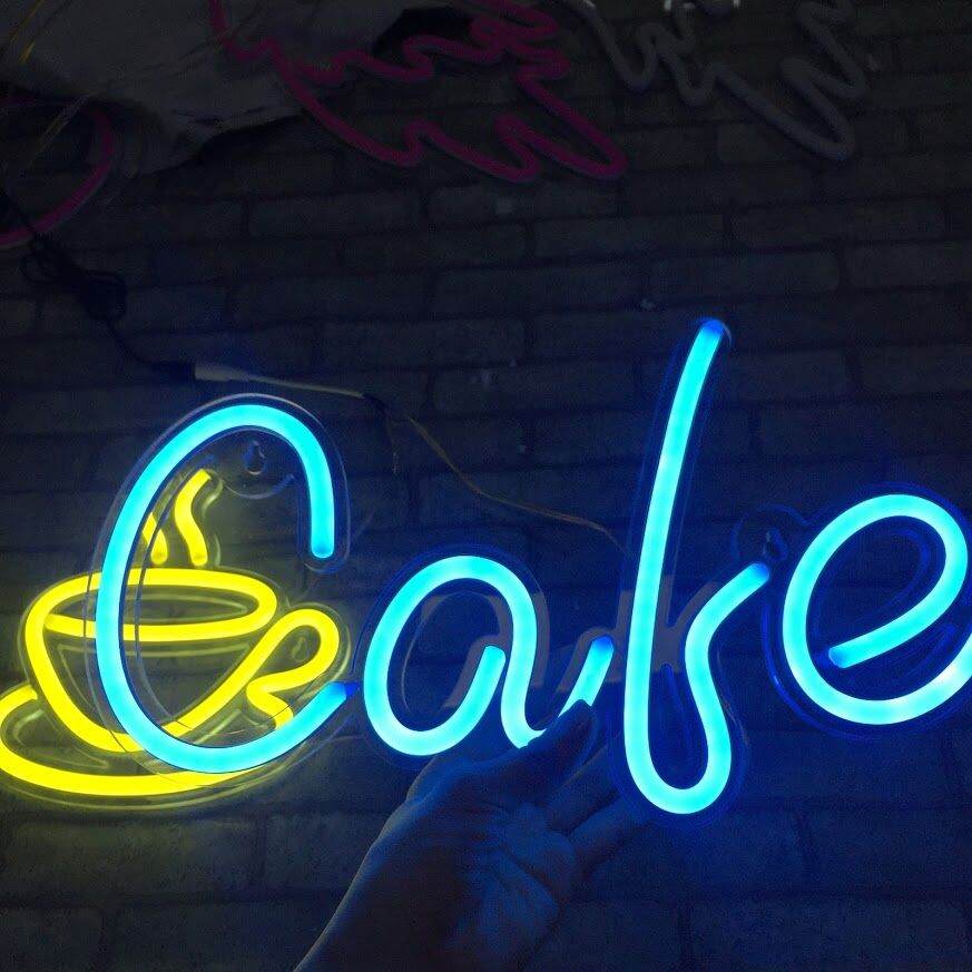 [ BỘ CÀ PHÊ] Đèn led neon trang trí, led neon decor
