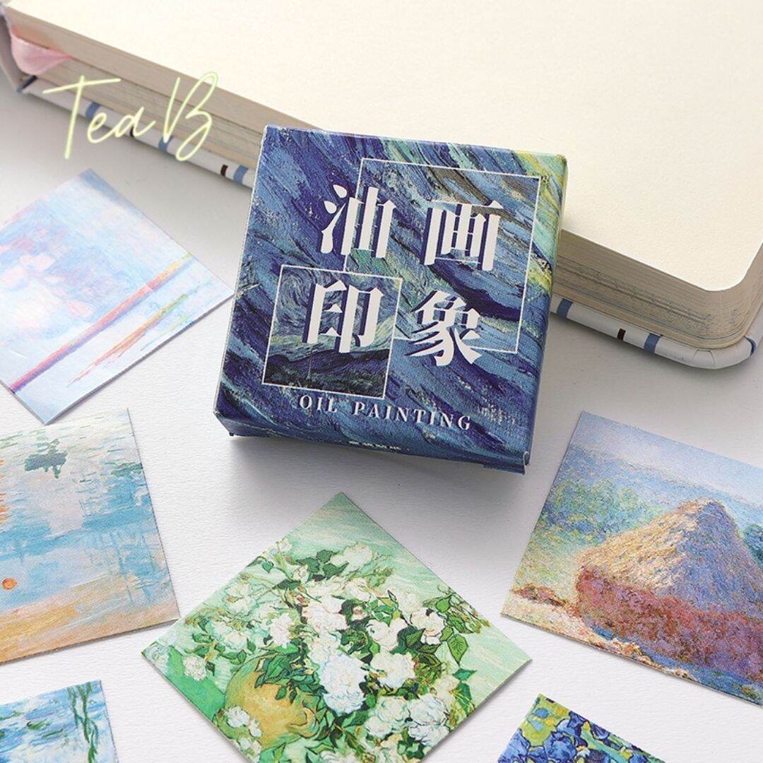 Bộ 45 Sticker (Miếng Dán) Trang Trí Hình Sáng Tạo (Tea.B_ST18)