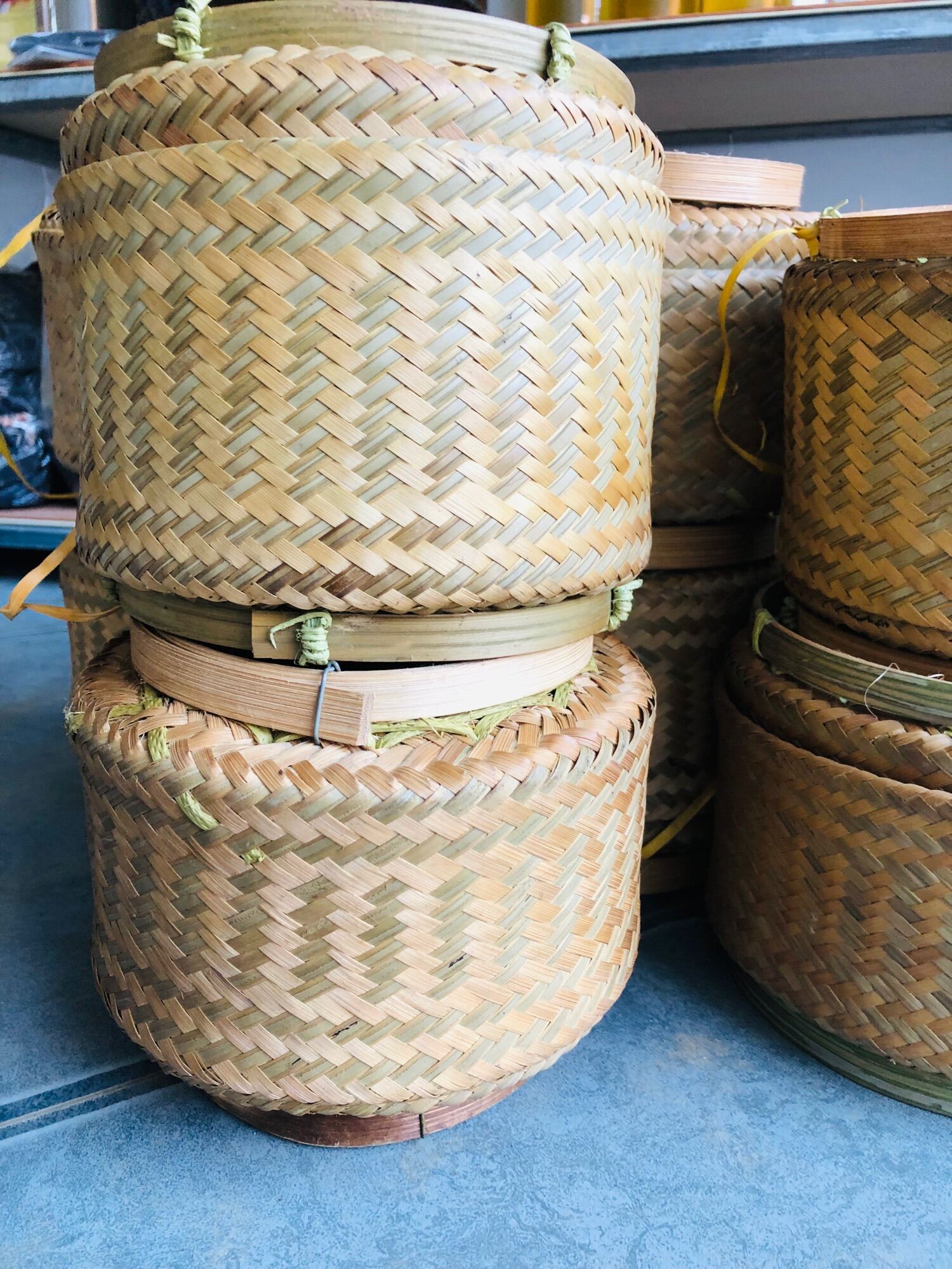 Ếp Khẩu - Đựng Xôi Hoặc Rau Củ Quả 2 Cái
