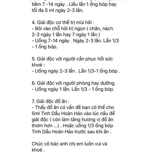 [50ml] Tinh dầu Hoàn Hảo - Dầu phong Hoàn Hảo