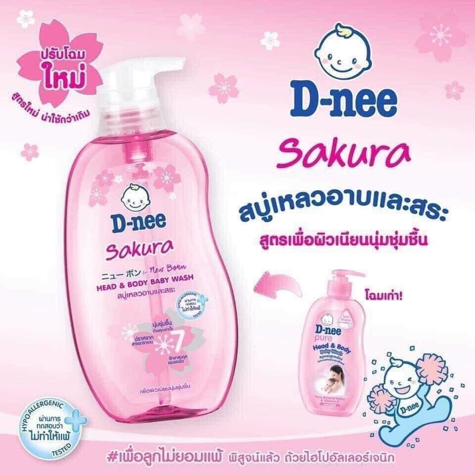 Sữa tắm Dnee (D-nee) Thái lan cho bé 380ml