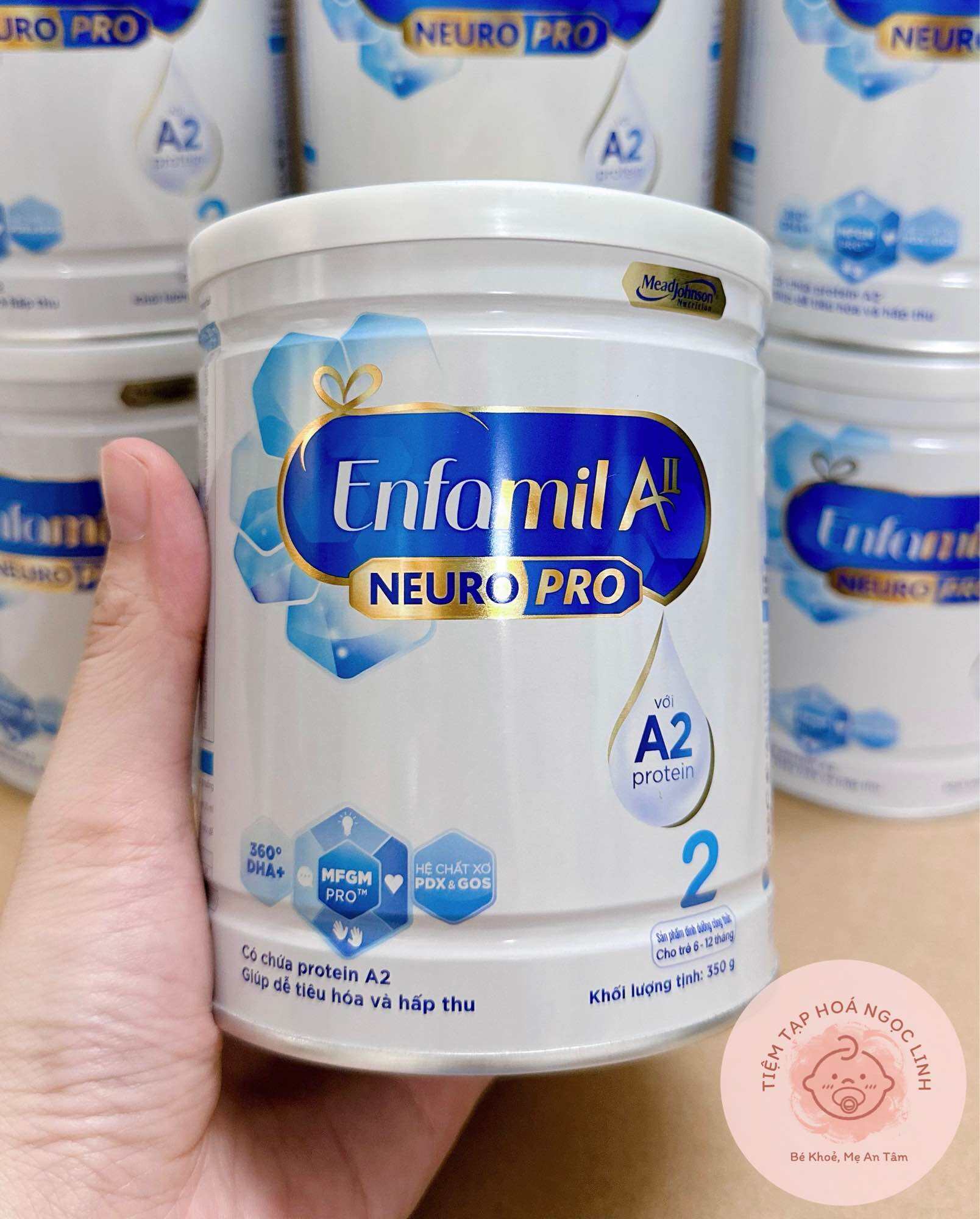 Sữa bột ENFAMIL A2 NEURO PRO 2 6-12 tháng tuổi 350g