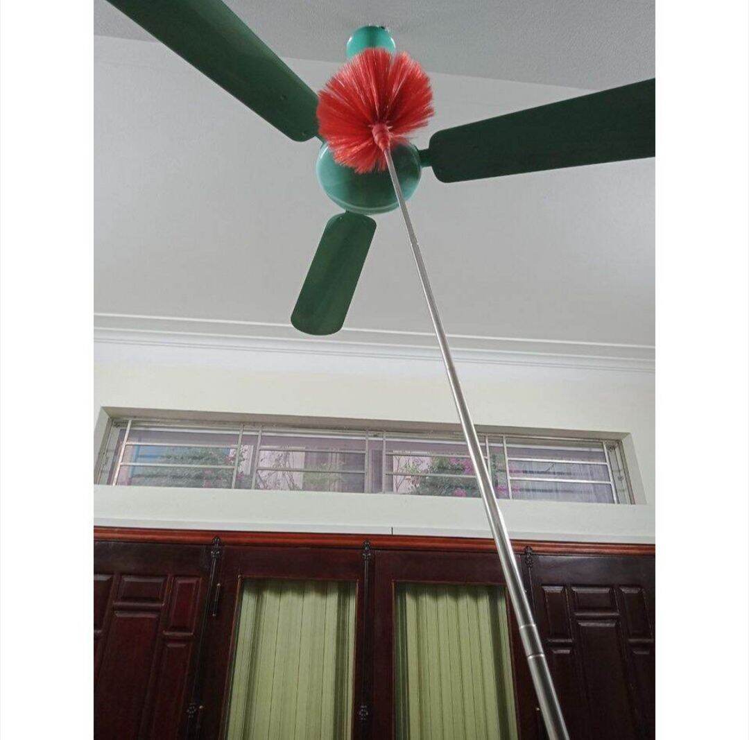 Đầu Bông Chổi Quét Trần Nhà Inox/Nhôm - Quét Mạng Nhện Đồng Cho Việc Làm Sạch Nhanh Chóng Và Hiệu Quả