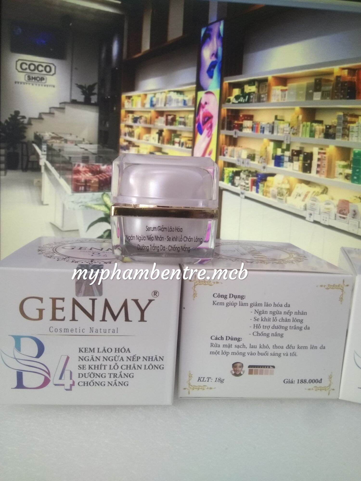 KEM GENMY B4 NGĂN NGỪA LÃO HÓA DA 18G