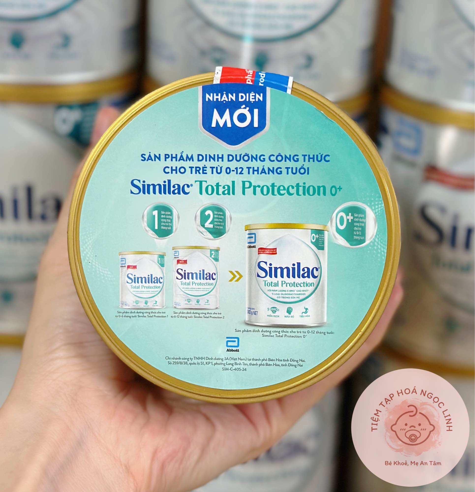 Sữa bột SIMILAC TOTAL PROTECTION 0+ (0-12 tháng tuổi) 380g