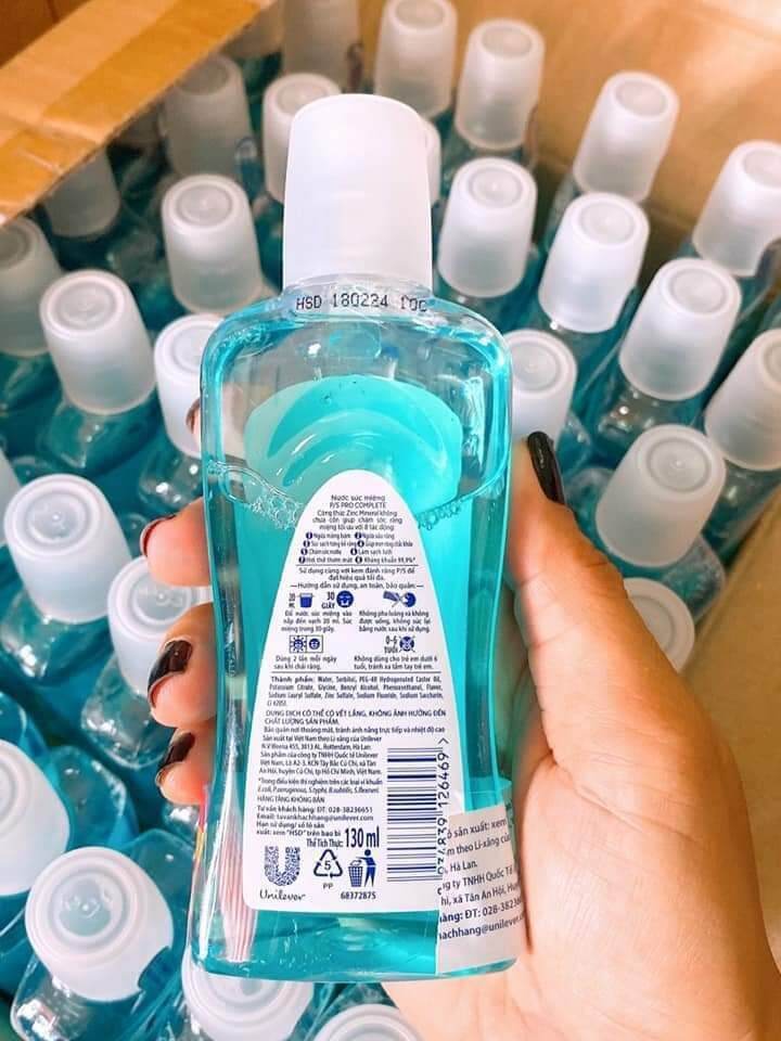 Nước Súc Miệng Kháng 99% Vi Khuẩn P/s 130Ml
