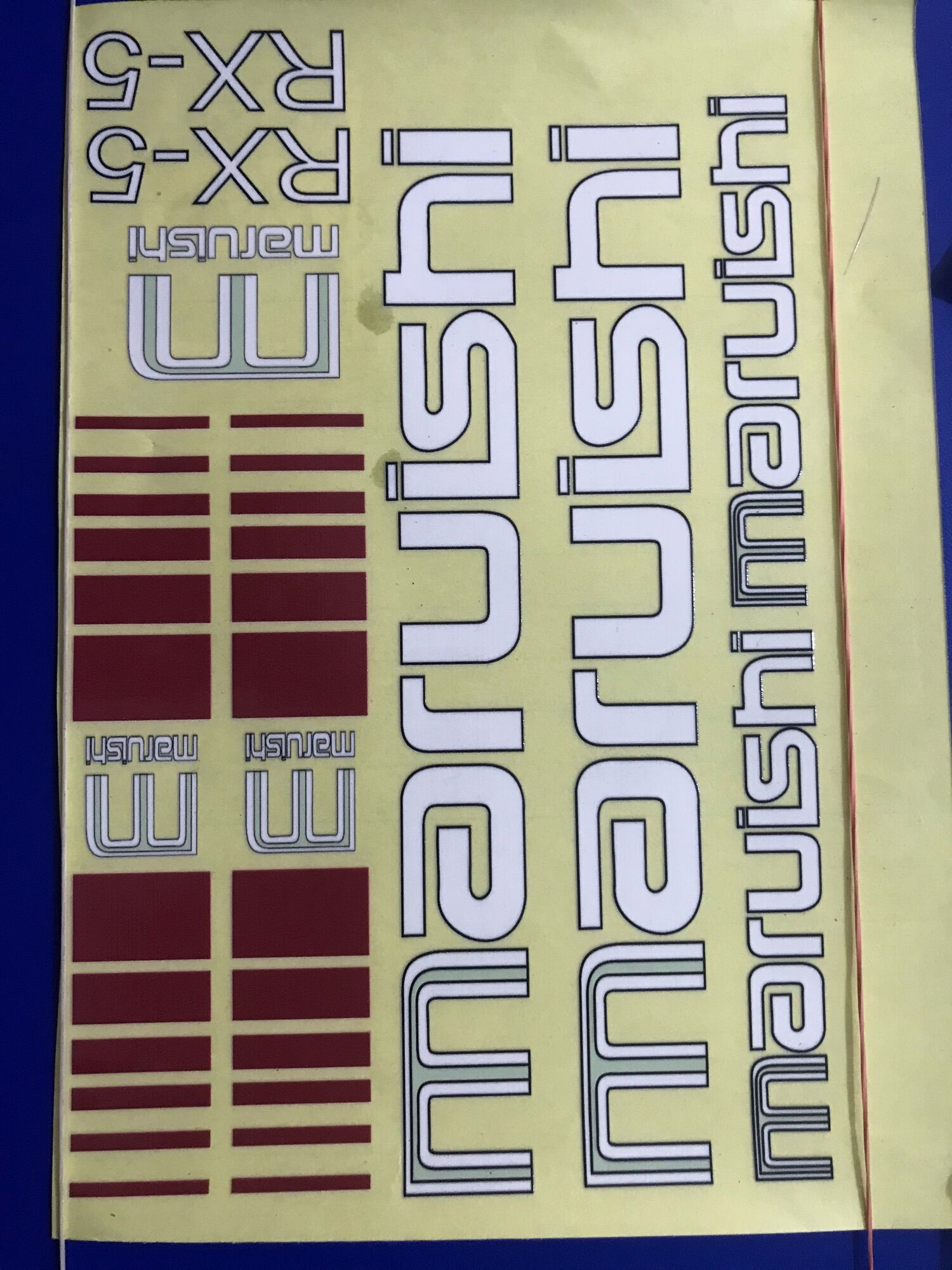 Decal tem xe đạp Maruishi
