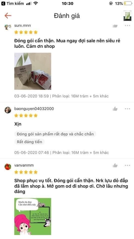 Set 10M mặt nạ Naruko bản Trung