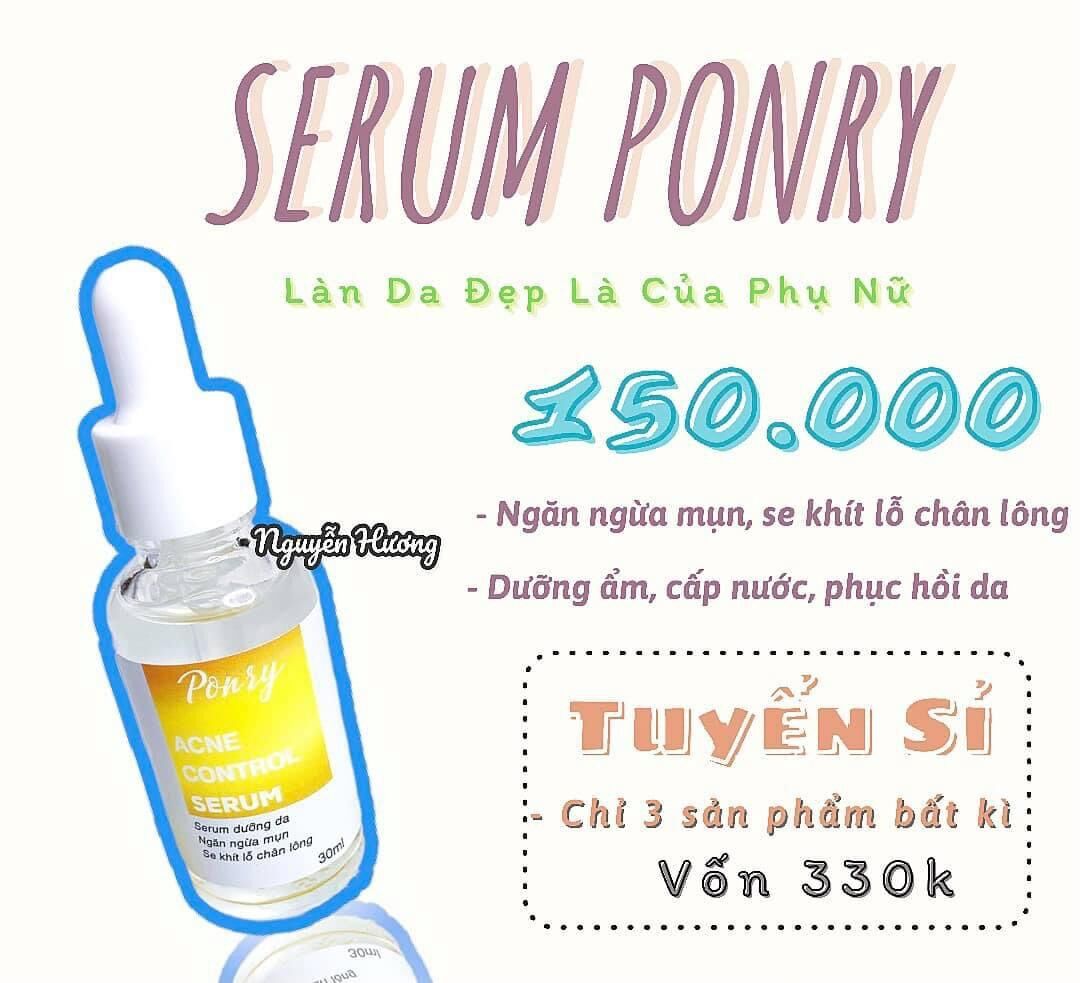 Combo P1 Ponry serum và kem face ( có kèm quà )