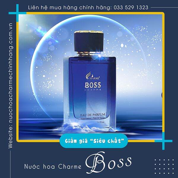 [HCM]nước hoa nam Boss char.me 100ml(có túi)