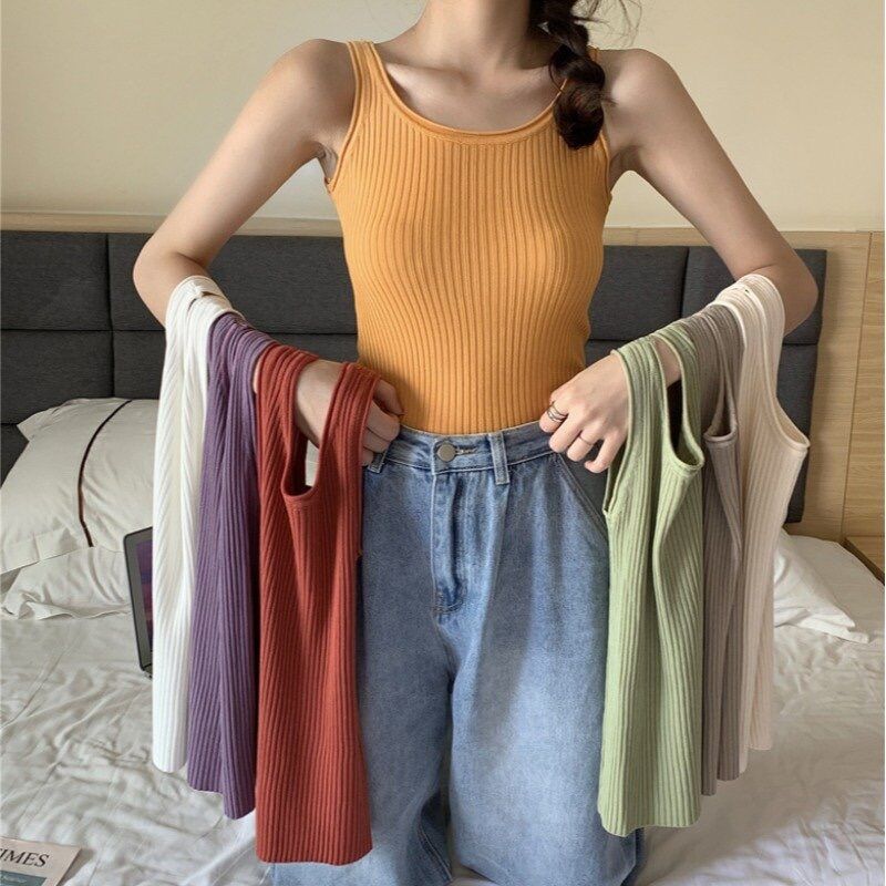 Áo ba lỗ thun gân mùa hè siêu hot, co giãn thoải mái từ 45 - 65kg