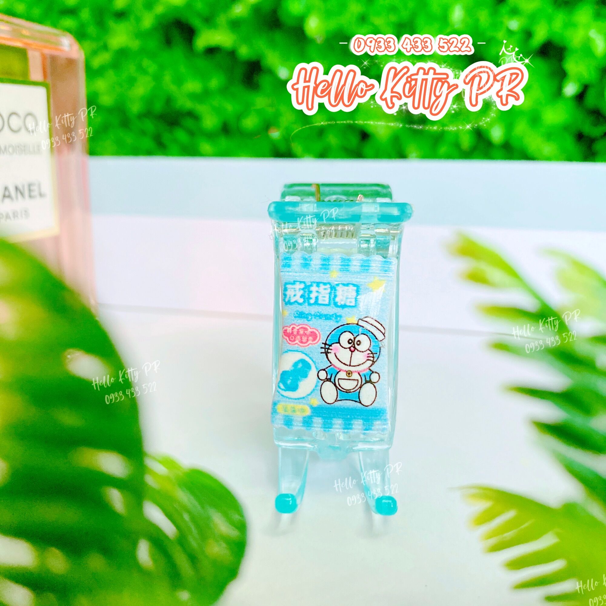 [Freeship Max] Kẹp tóc càng cua 3 răng 5 răng Doremon Doraemon HelloKitty PR
