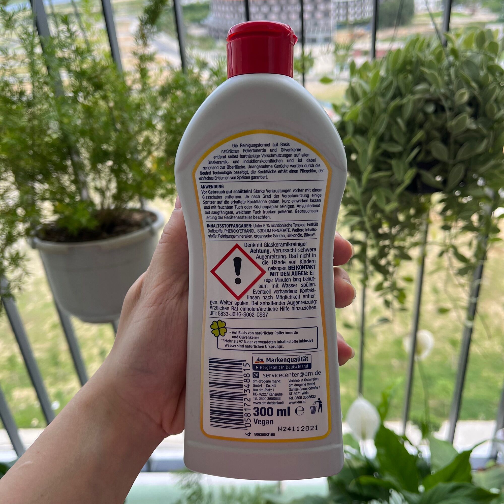 Dung Dịch Vệ Sinh Bếp Từ, Bếp Điện Denkmit, Đức 300ml (Mẫu Mới)